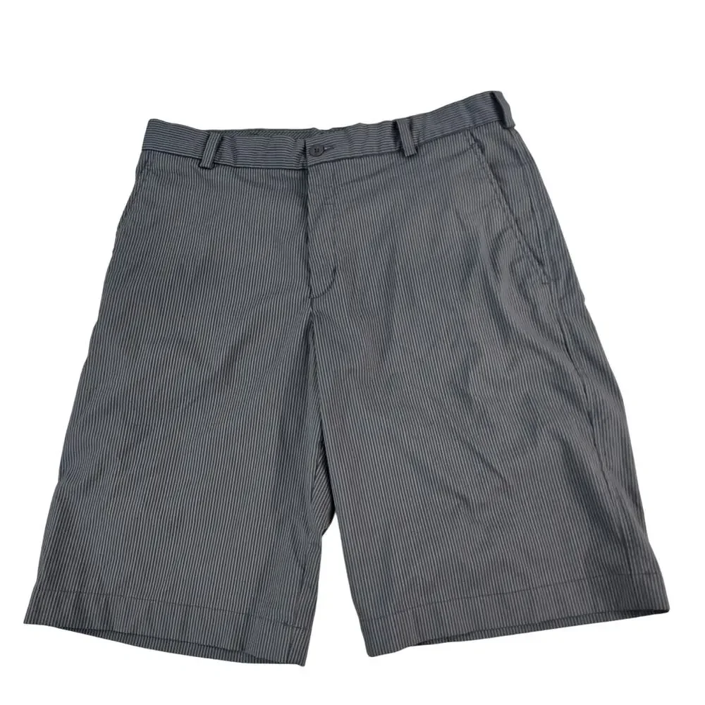 Nike flat front golf chino shorts size 32 gray mens‎ 400775-021